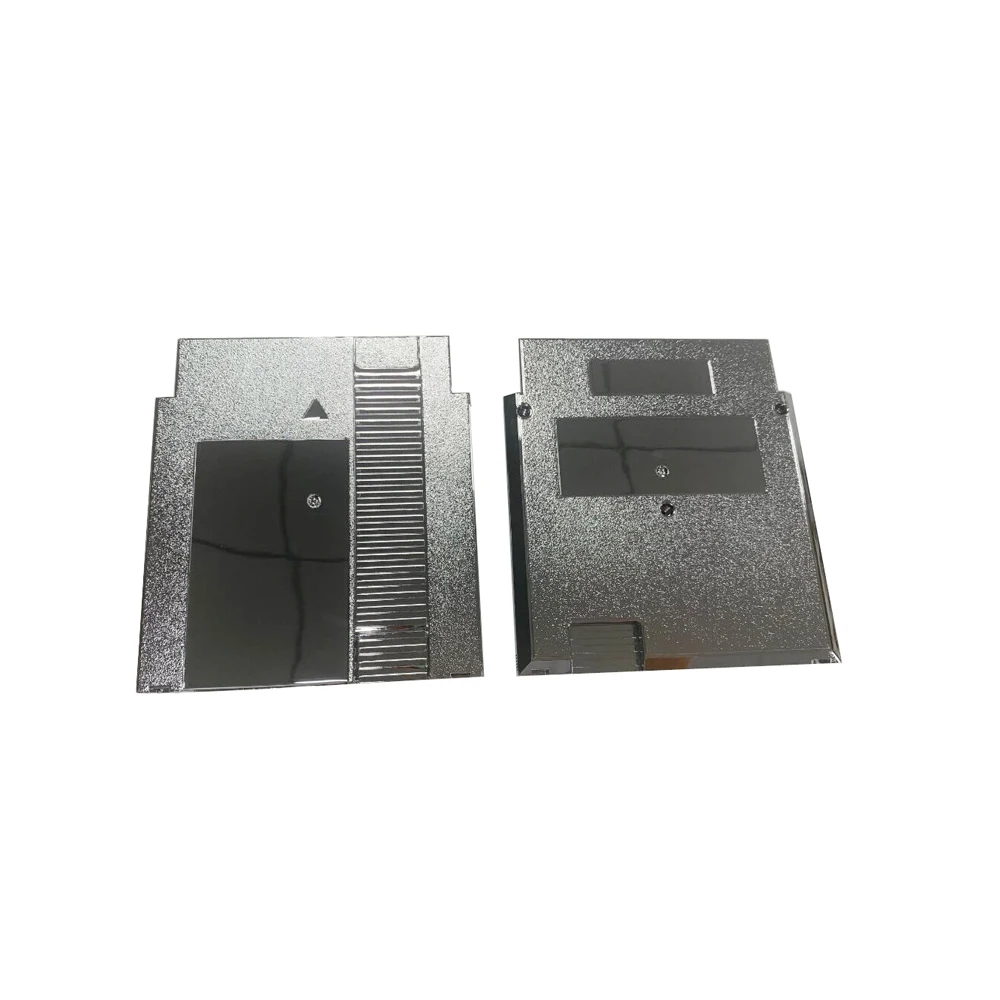 Silver plated 72 Pin Game Card Shell for NES Cover Plastic Case for NES Game Cartridge Replacement Shell
