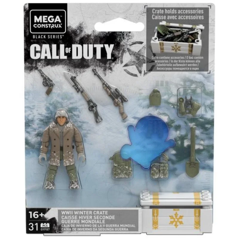 

Original Mega Construx Call of Duty COD WWII Winter Bioweapon Box Building Blocks Modle Toys Collectible Ornaments