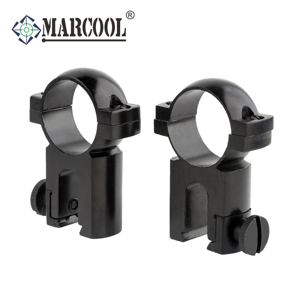 2PCS 25.4mm Rifle Scope Mounts Aluminum Metal Mount 11mm