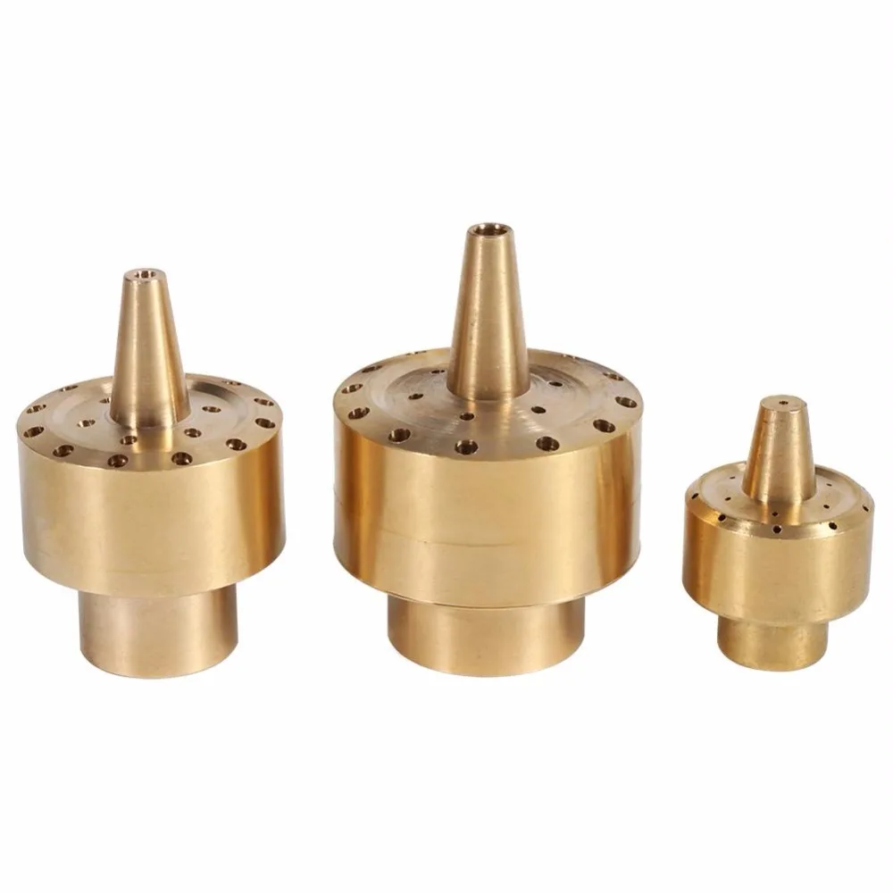 

Brass Column Fireworks Fountain Nozzles Sprinkler Spray Head Water Fountain 1/4" 1/2" 3/4" Garden Watering System Sprinkler