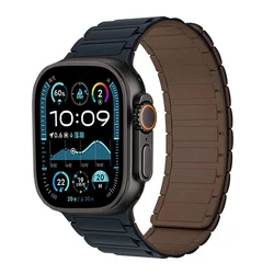 Magnetic Loop Silicone Strap - Series 11 - 10 46MM (Midnight brown)
