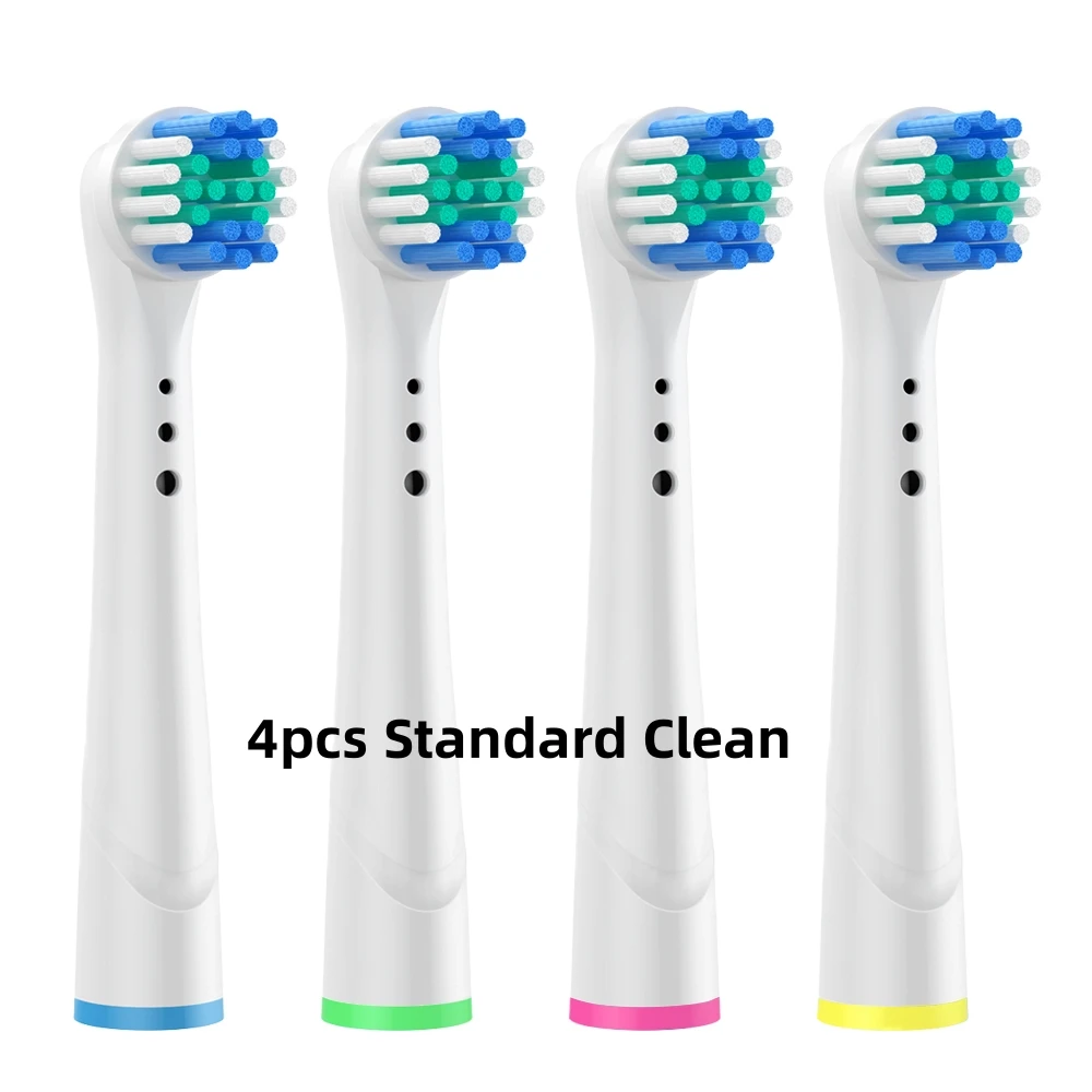 Premium Replacement Brush Heads for Electric Toothbrushes - Advanced Cleaning Action, Pack of 4/8