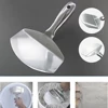 Stainless Steel Bucket Scoop Mud Scoop Arc-shape Shovel Putty Knife Scraper Drywall Plaster Tool for Paint Mortar Putty 1
