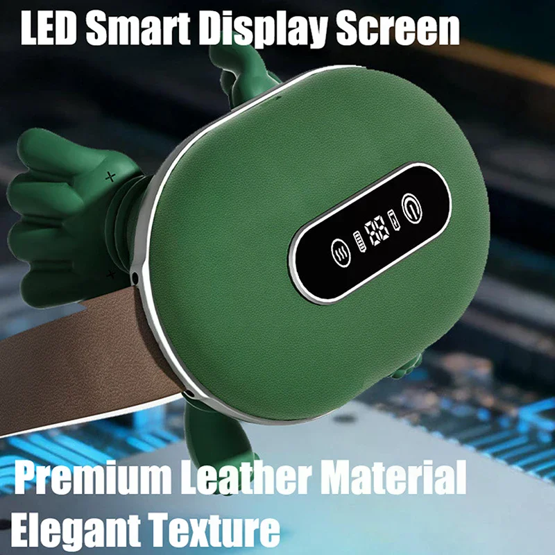 Neck Massager With Real Hand Simulation Wireless Portable Neck And Back Massager 4D Kneading Massage Design For Pain Relief