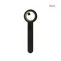 Circular Cat Eye Nail Art Magnet Ring with Handle for DIY Gel Polish Effects (Black)