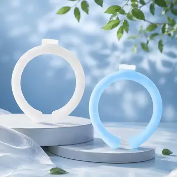 Tubo refrigerante per il collo a mani libere, a prova di perdite, riutilizzabile, impacco di ghiaccio indossabile, Chillypad per sport all'aperto, corsa, viaggi, estate