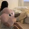 60cm Kawaii Pink Star Pillow Super Soft Cute Plush Toy Big Home Decoration Sleeping Pillow For Kids 4