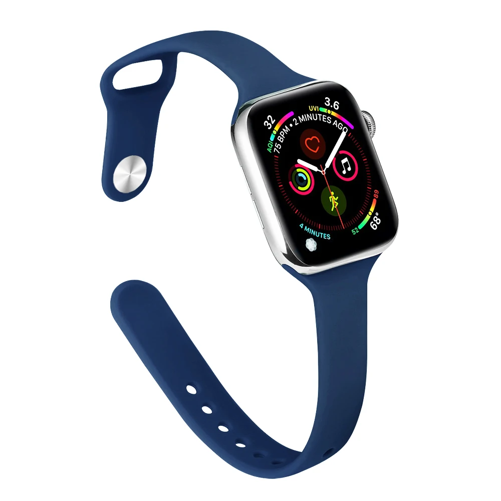 Slim Starlight Sport Silicone Watch Band Collection