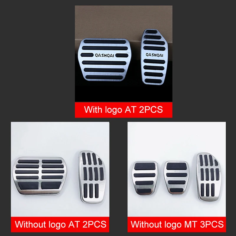 Car Fuel Accelerator Brake Pedals Cover Accessories Nissan Qashqai J11 J12 2014 2015