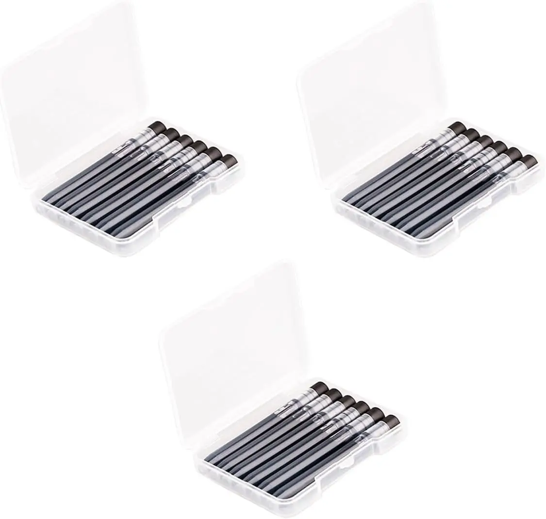 18 Cartucce Inchiostro Nero Majohn A1 A2 A3 - Diametro 5,5 Mm, Flusso Fluido, Senza Carbonio