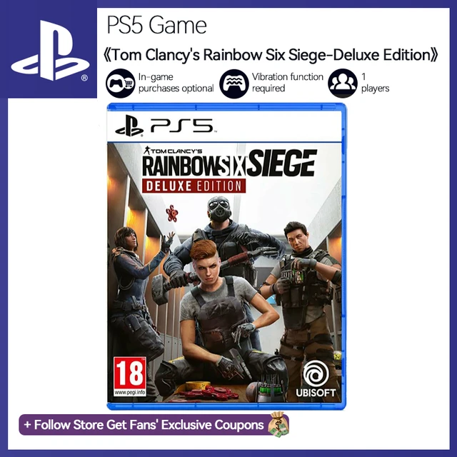 Tom Clancy's Rainbow Six Siege (Edição Deluxe) - PS5 - Shock Games