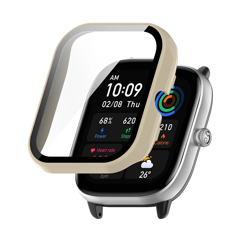 Premium Smartwatch Protective Bumper Case with Tempered Glass