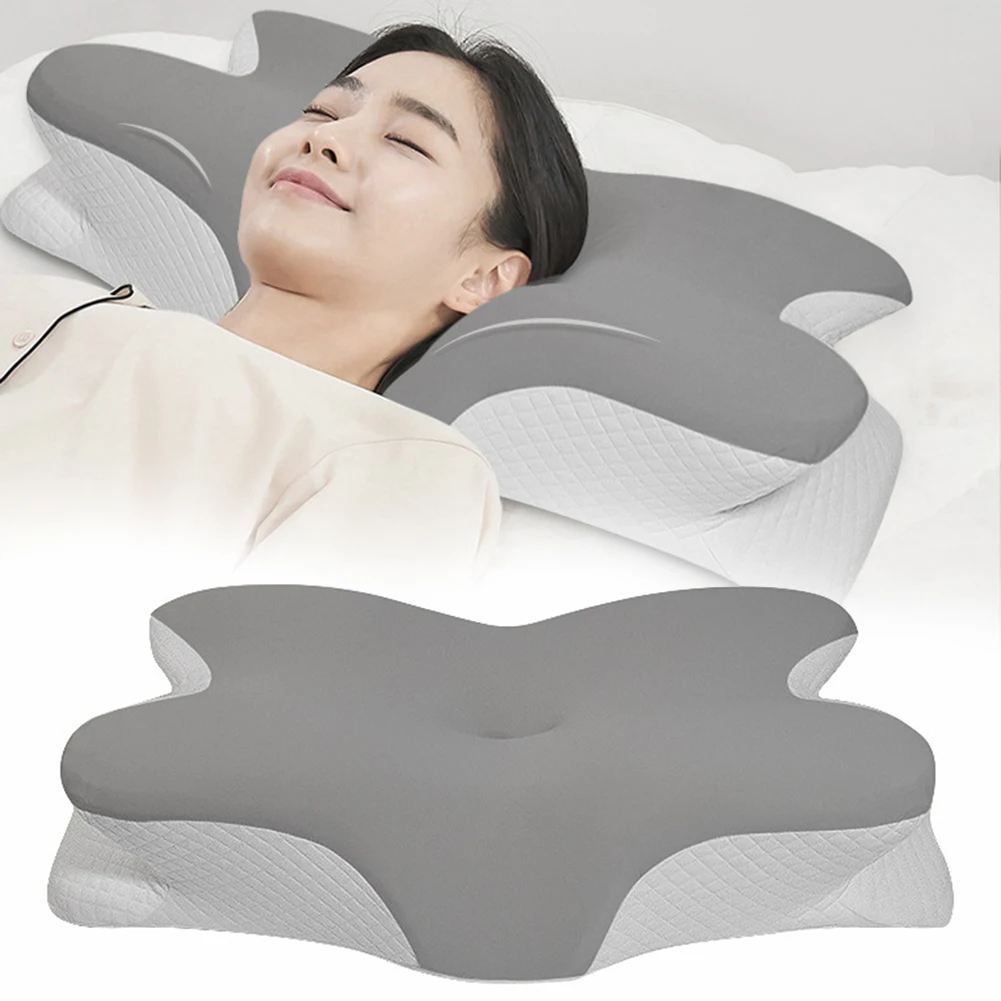 Cervical Memorys Foam Pillows Side Sleeper Pillow for Neck Protection Mulitfunctional Relaxation Neck Pillow Household