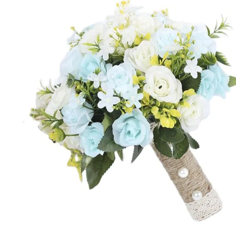 Wedding Bouquet for bridesmaids Bridal Bouquets White Pink Artificial Flowers Mariage Supplies Home Decoration