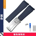 Blue silver clasp