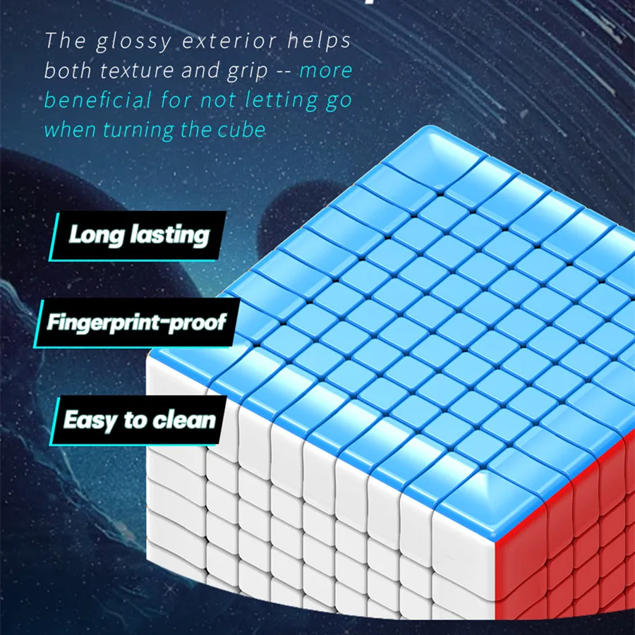 DianSheng Galaxy 9x9 Magnetic Magic Cube Speed Cube Stickerless Professional  9x9 M Cubo Magico Toys Puzzle 4