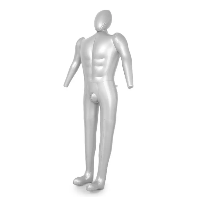 Description Picture 4 of itemMan Full Body Inflatable Mannequin Male Dummy Torso Tailor Clothes Model Display Retail Clothes Making Display Body Model 168cm