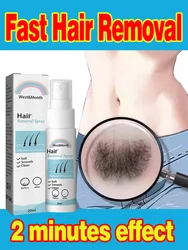 Permanent Hair Removal Spray Depilatory Cream Painless Hair Remover for Ladies Armpit Legs Arms Hair Growth Inhibitor Body Care