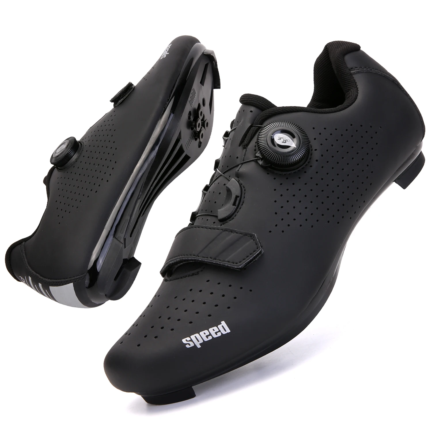 Cycling Shoes Road Bicycle Shoes Men Cycling Sneaker Mtb Clits Route Cleat Dirt Bike Speed Flat Sports Racing Women Spd Pedal Shoes
