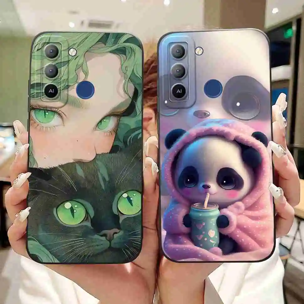 Tecno Pop 5 LTE Shockproof Painted Silicone Phone Case