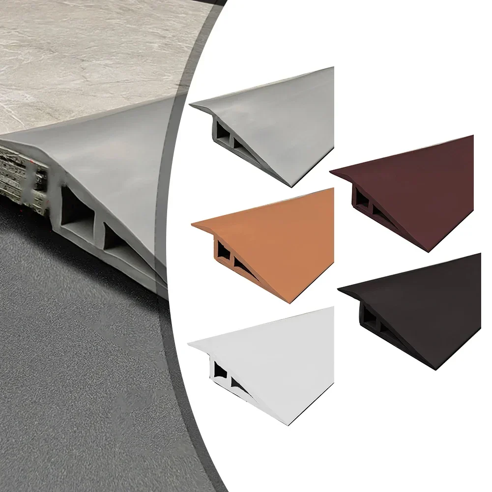 Floor Transition Strip 1M Soft PVC Floor Transition Strips Carpet Edging Trim Flooring Threshold Transition Sealing Strips 15mm