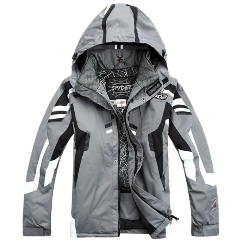 Men Winter Hooded Warm Parkas Waterproof Snow Jacket for Hiking Camping Skiing Super Warm Top Outdoor Snowboarding Jacket