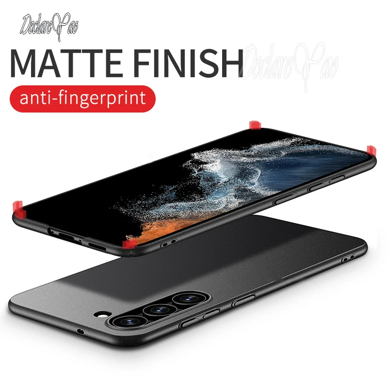DECLAREYAO Original Slim Light Hard Matte Phone Case For Samsung Galaxy S23 Ultra S24 S22 S21 S20 FE S10 Plus Back Cover Frosted 6