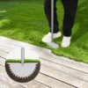 New Edger Lawn Tool Half Moon Manual Lawn Edger Stainless Steel Sawtooth Border Edger Long Handled Trimming Shovel Multipurpose 1