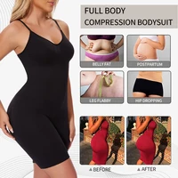 New Bodysuit Shapewear Women Tank Top Tummy Control Full Body Shaper Anti Chafing Shorts Slimming Waist Trainer Butt Lifter 3