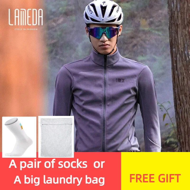 Cycling Shirt Men Winter Autumn Bike Top Long Sleeve Thermal Fleece Coat