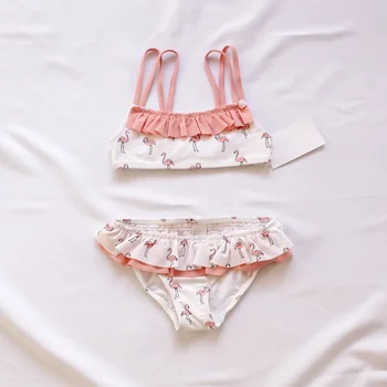 2-10 anni costumi da bagno per bambini per ragazze Bbay due pezzi costumi da bagno ragazza Bikini Set costumi da bagno per bambini Beach Biquini Girl Swimming Wear 1