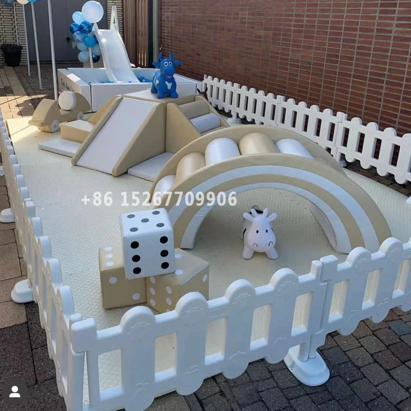 

YLWCNN Детский мягкий мяч бассейн забор аксессуары пастельные мягкие игры набор детское игровое оборудование