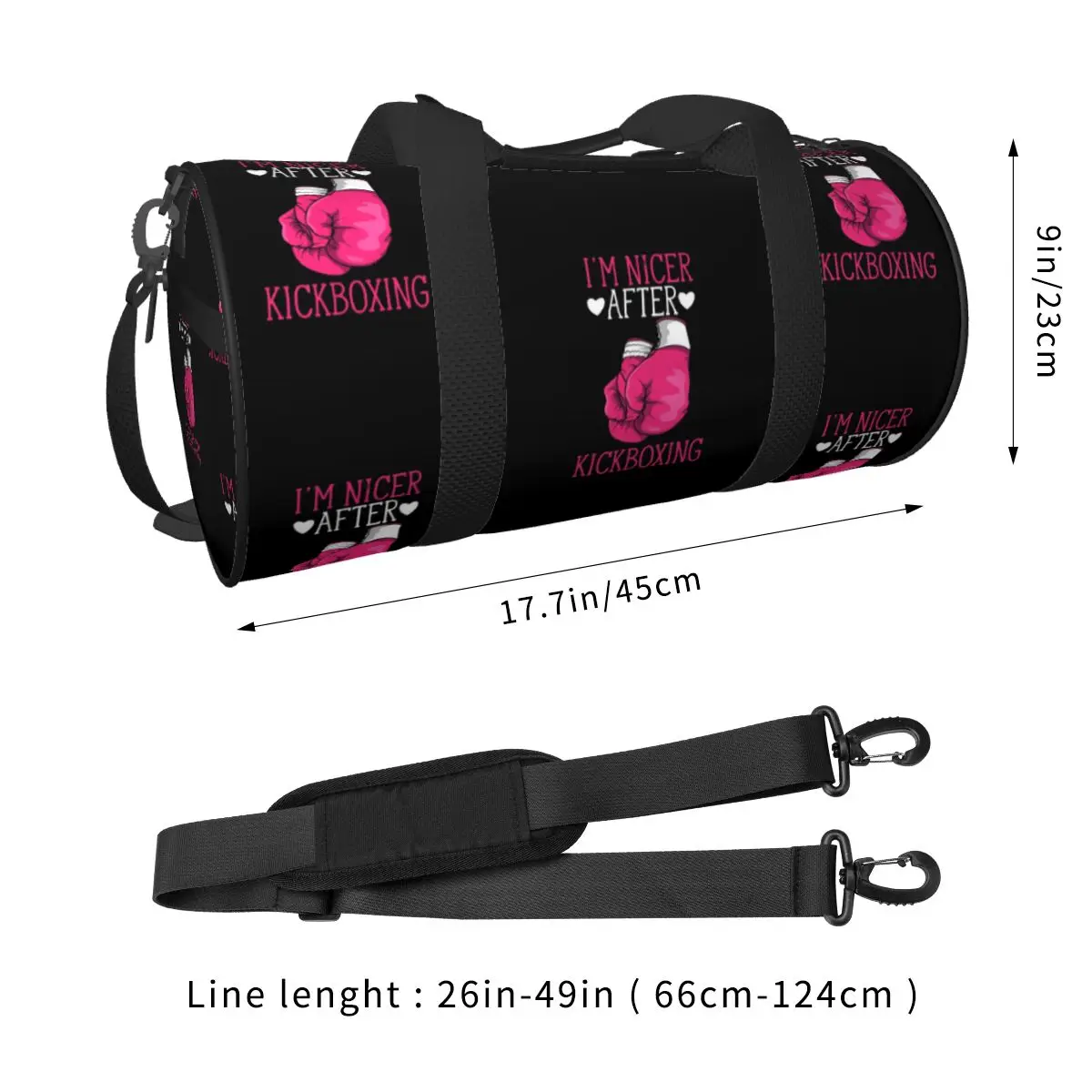 Funny Kickboxing Sports Bags Martial Arts Gift Training Gym Bag Large Retro Handbags Couple Pattern Outdoor Fitness Bag 2
