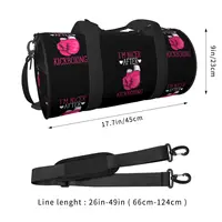Funny Kickboxing Sports Bags Martial Arts Gift Training Gym Bag Large Retro Handbags Couple Pattern Outdoor Fitness Bag 2
