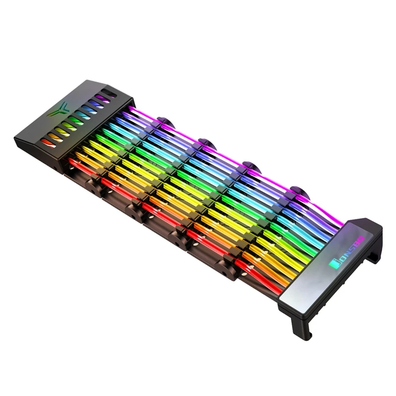 

JONSBO PSU Удлинительный кабель RGB Обложка радужного моста для 24Pin планшетов искусственных модов симфоническая линия, 5 В Радуга RGB M/B Синхронизация