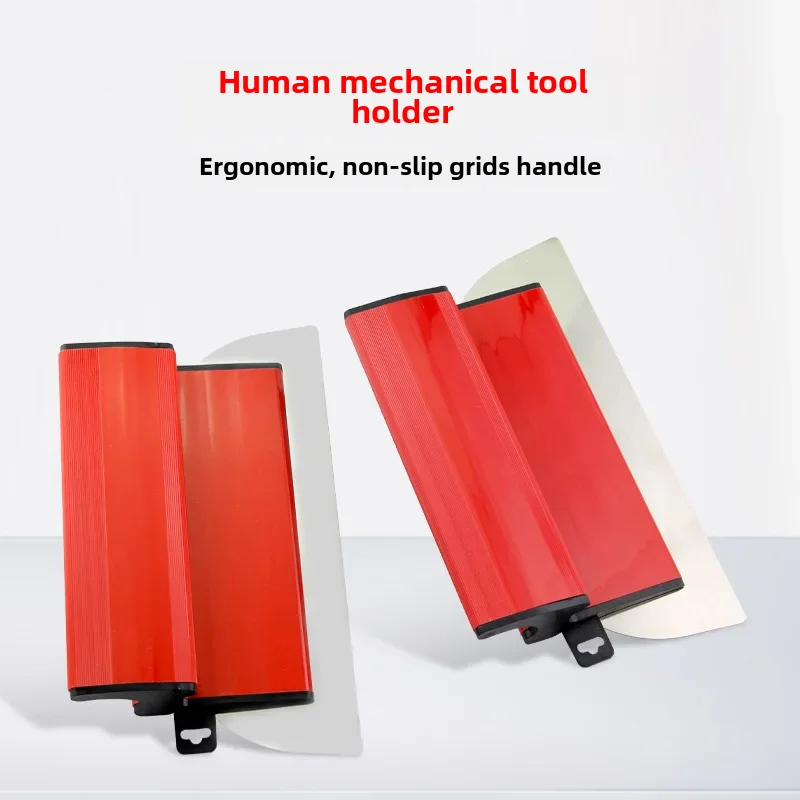 Thickened Stainless Steel Scraper Multi-functional Plaster Trowel For Smearing Paint On Drywall Gray Wall Paint Scraper
