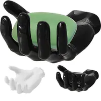Multi-functional Hand Shape Hook Trace-less Hanger Hook Solid Color Key Holder Storage Hook Rack 1