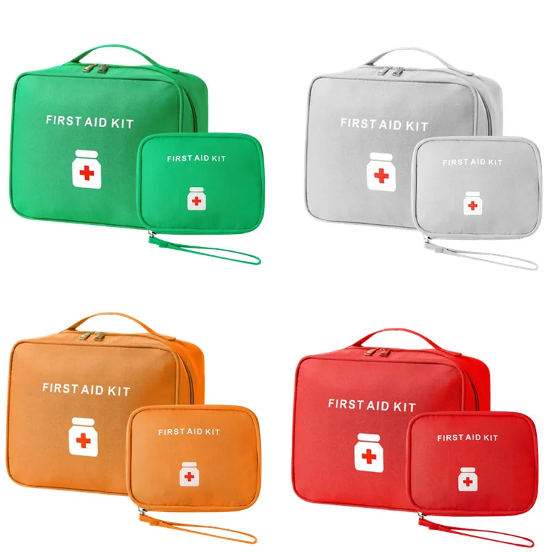 Home Emergency Survival Bag Outdoor Portable Pill Case First Aid Kit