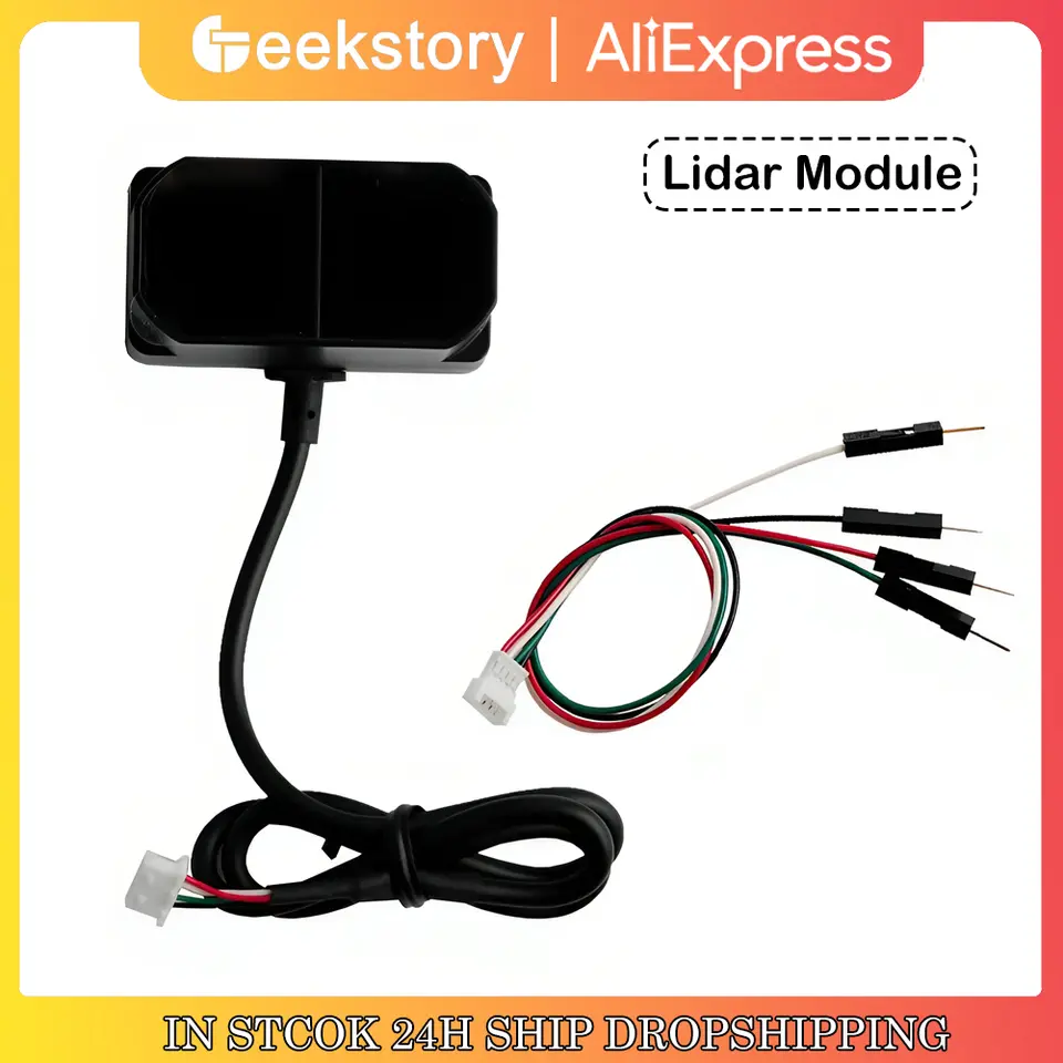 Benewake TFmini Plus LiDAR Module 0.1-12m IP65 Waterproof Micro Range Finder with UART/IIC Interface for Arduino Pixhawk image 1