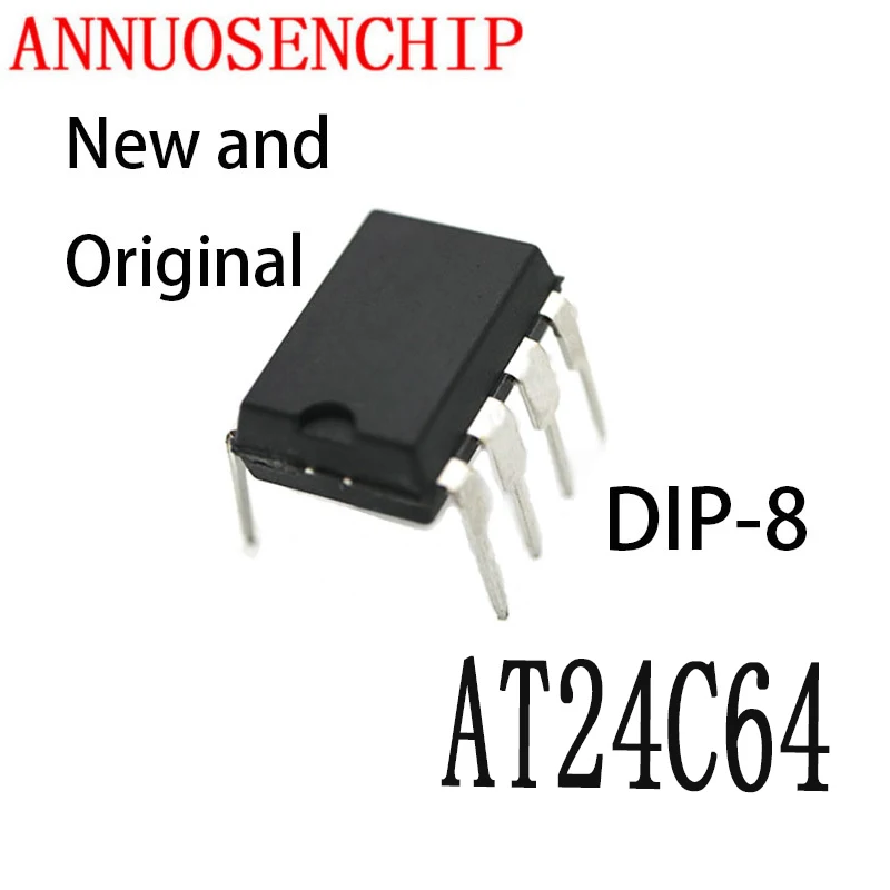 

10PCS New And Original DIP8 AT24C64A DIP 24C64 DIP AT24C64N DIP-8 IC AT24C64