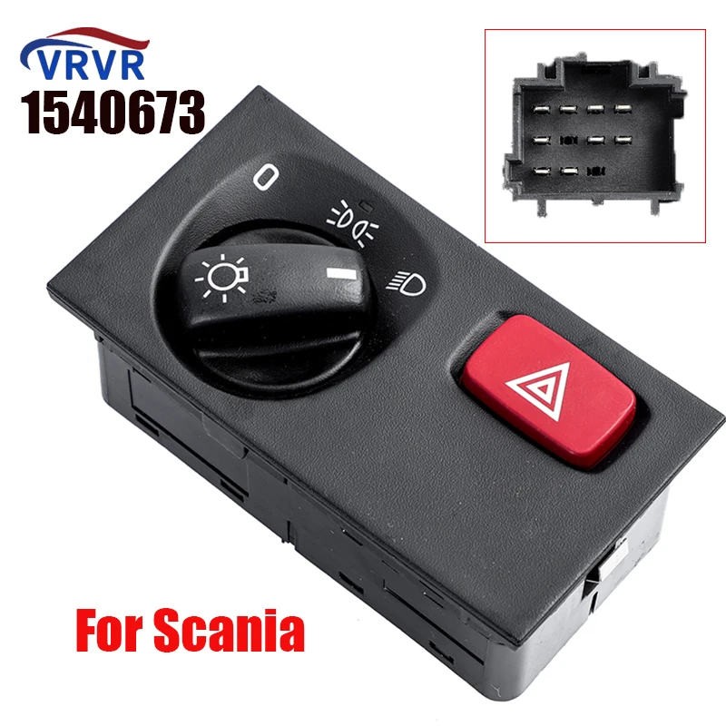 

10-контактный переключатель автомобильной фары VRVR 1540673 1900317 2252076 для грузовика Scania P G R T Series