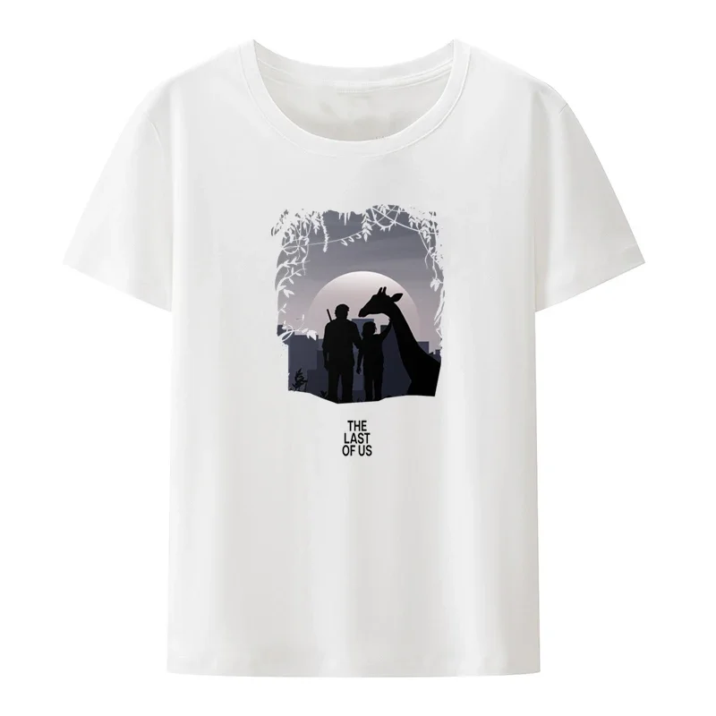 Maglietta Vintage The Last Of Us Print Topsthe Last Of Us T-Shirt Lucciole Graphic Fashion Maglietta Divertente Maschile Maglietta In Cotone