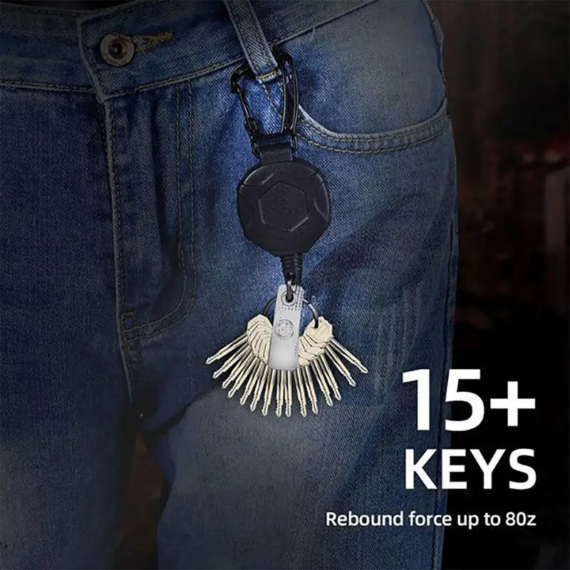 Badge Reel Clip Credit Card Cover Bus Card Cover Case Retractable Badge Holder Badge Clip Heavy Duty ID Holder