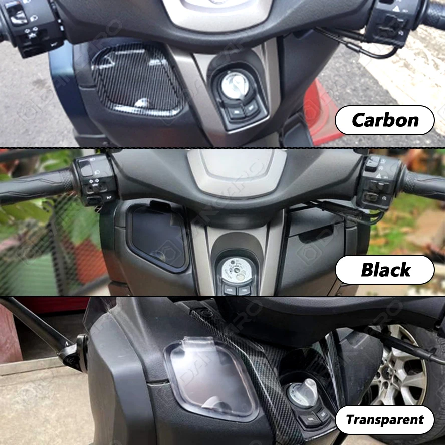Motorcycle Accessories Motorcycle Storage Cover For YAMAHA Nmax155 NMAX V1 V2 Motorcycle Storage Cap Cover ABS Pocket Cover Waterproof Dustproof Caps NMAX Accessories