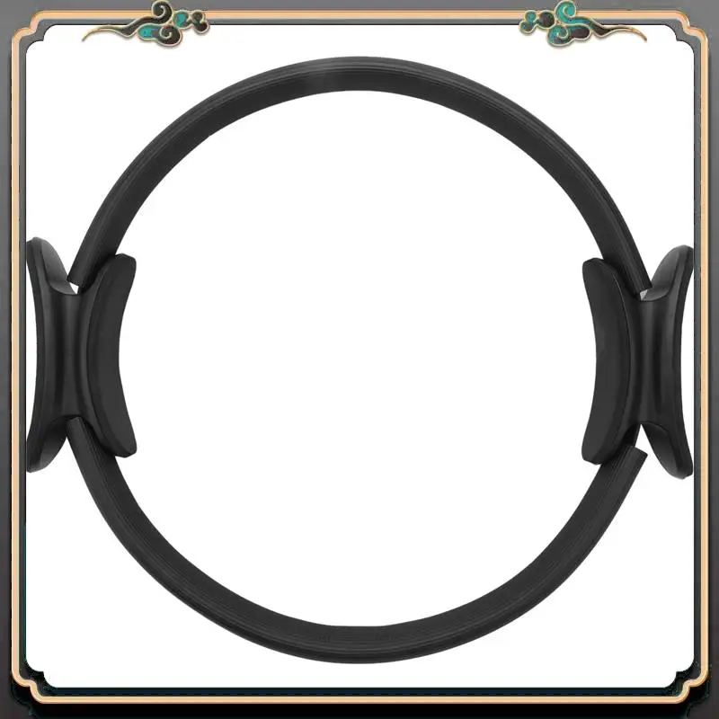 Premium Pilates Ring Magic Circle Body Sport Exercise Fitness Strength Yoga Tool-Black