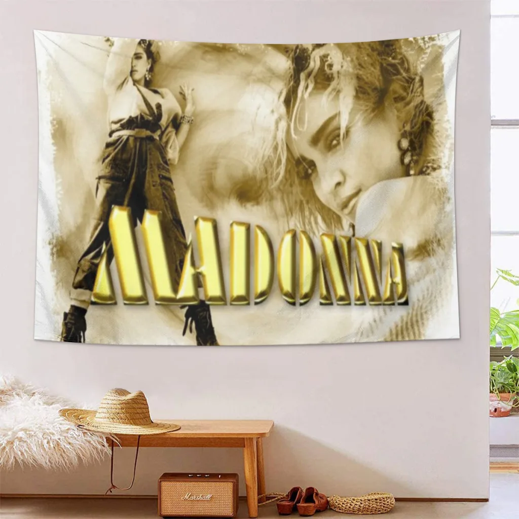 

M-adonna-Rock-Music Tapestry Home And Decoration Wall Art Tapestries Room Decors