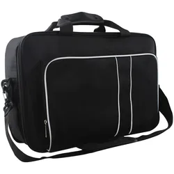 Ultimate PS5 Protective Travel Case with Multifunctional Organizer (Black White)