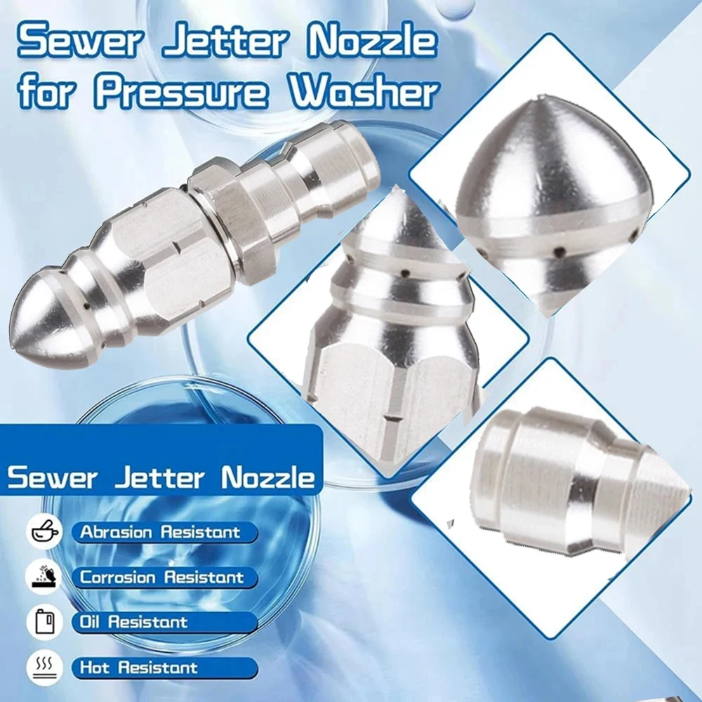 Kit Getto Fognario Per Idropulitrice, Kit Getto Fognario Da 100 Piedi