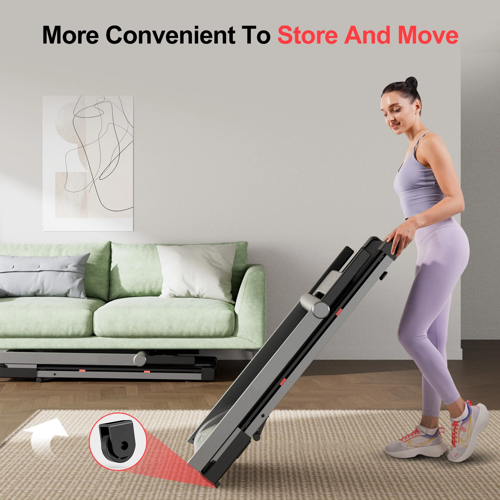 Foldable Smart Home Treadmill 6