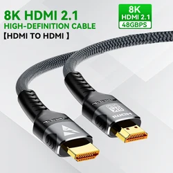 Ultra HD High - Speed HDMI Cable - 4K 60Hz, 1080P, 120Hz Video & Audio - 1m (8K - 60hz - HDMI 2.1)